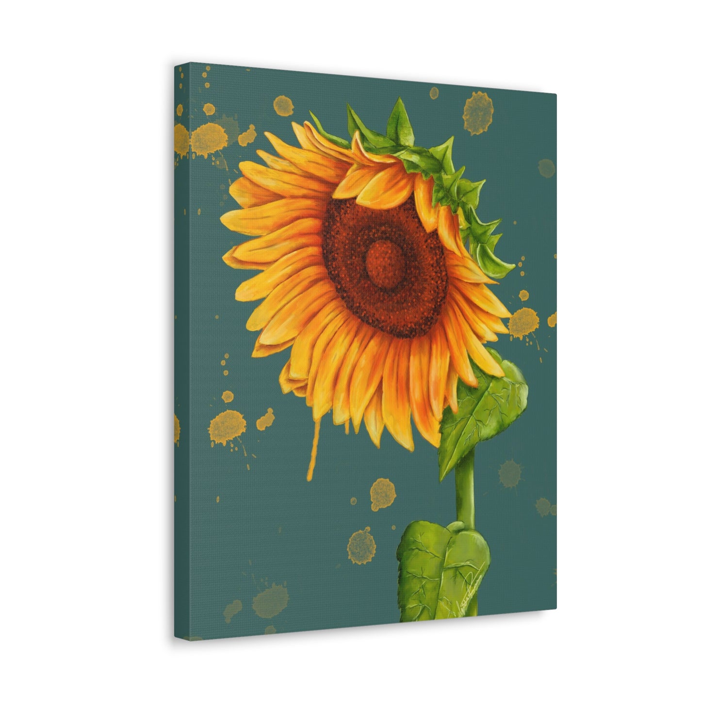 Sunflower Splatter
