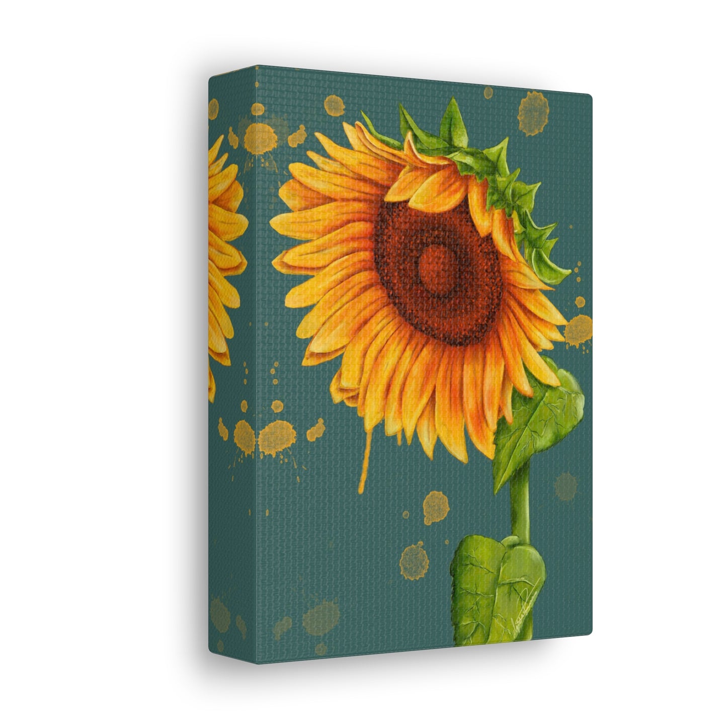 Sunflower Splatter