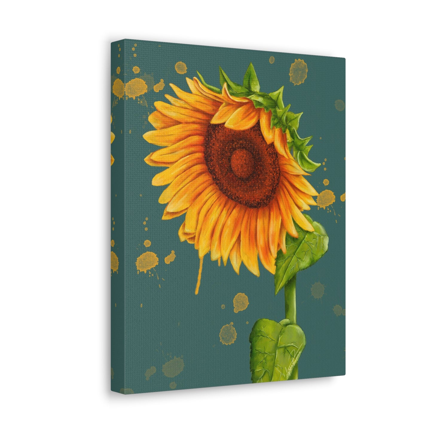 Sunflower Splatter