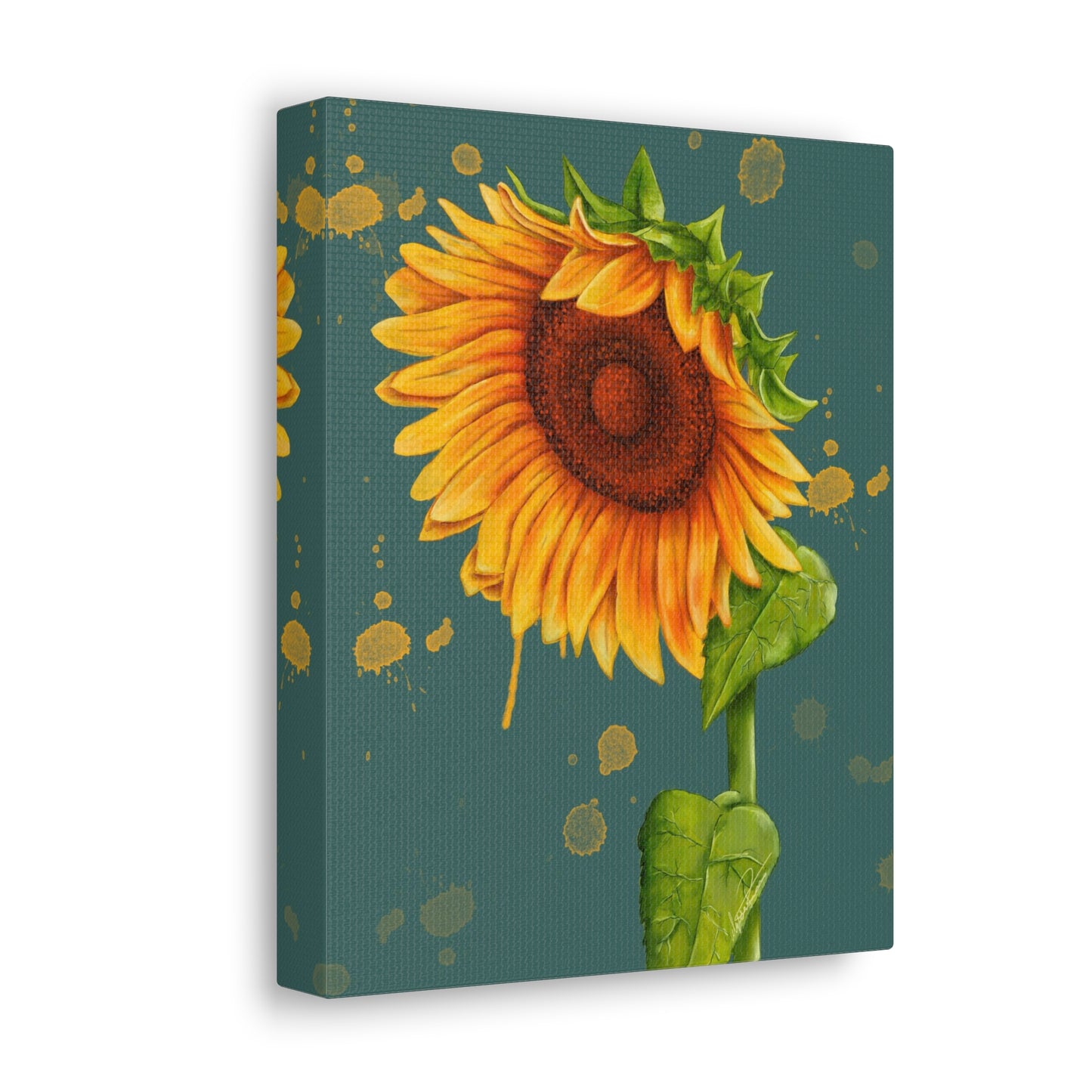 Sunflower Splatter