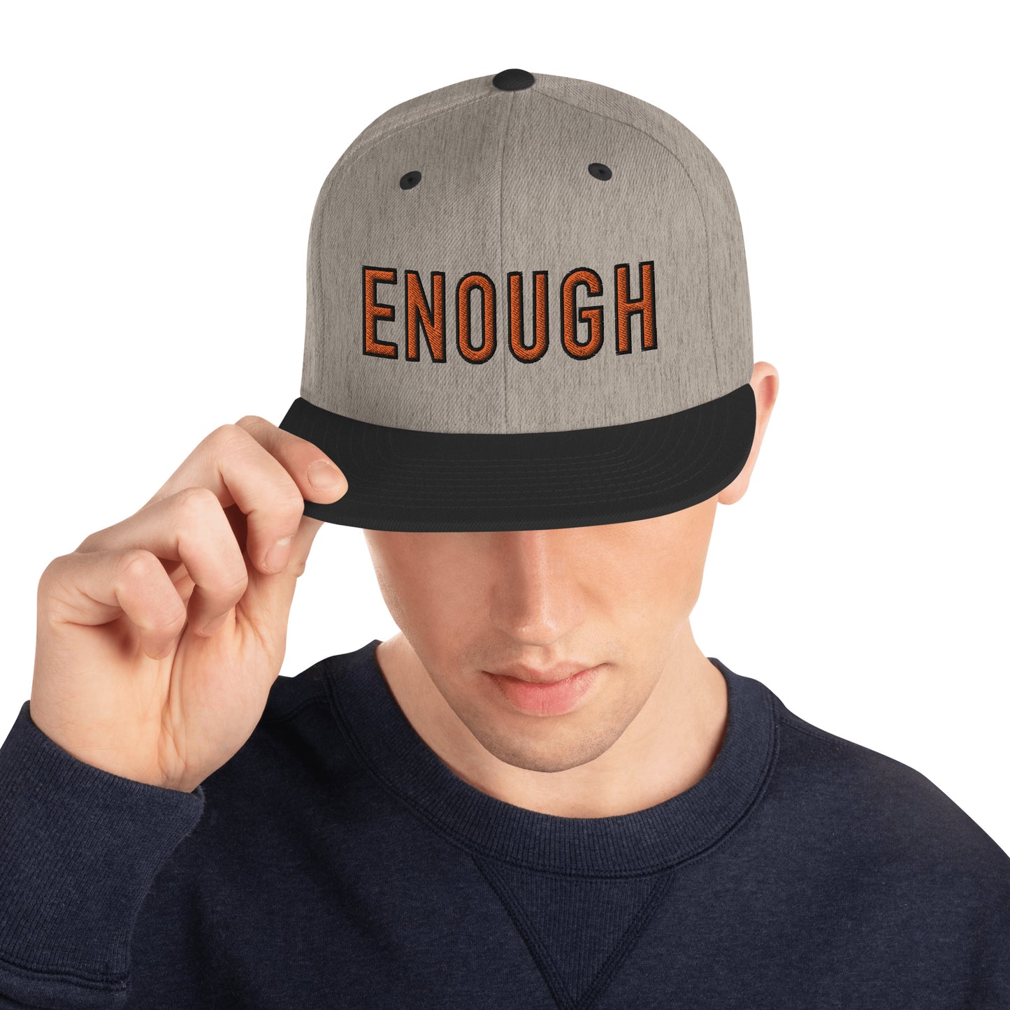Enough Snapback Hat