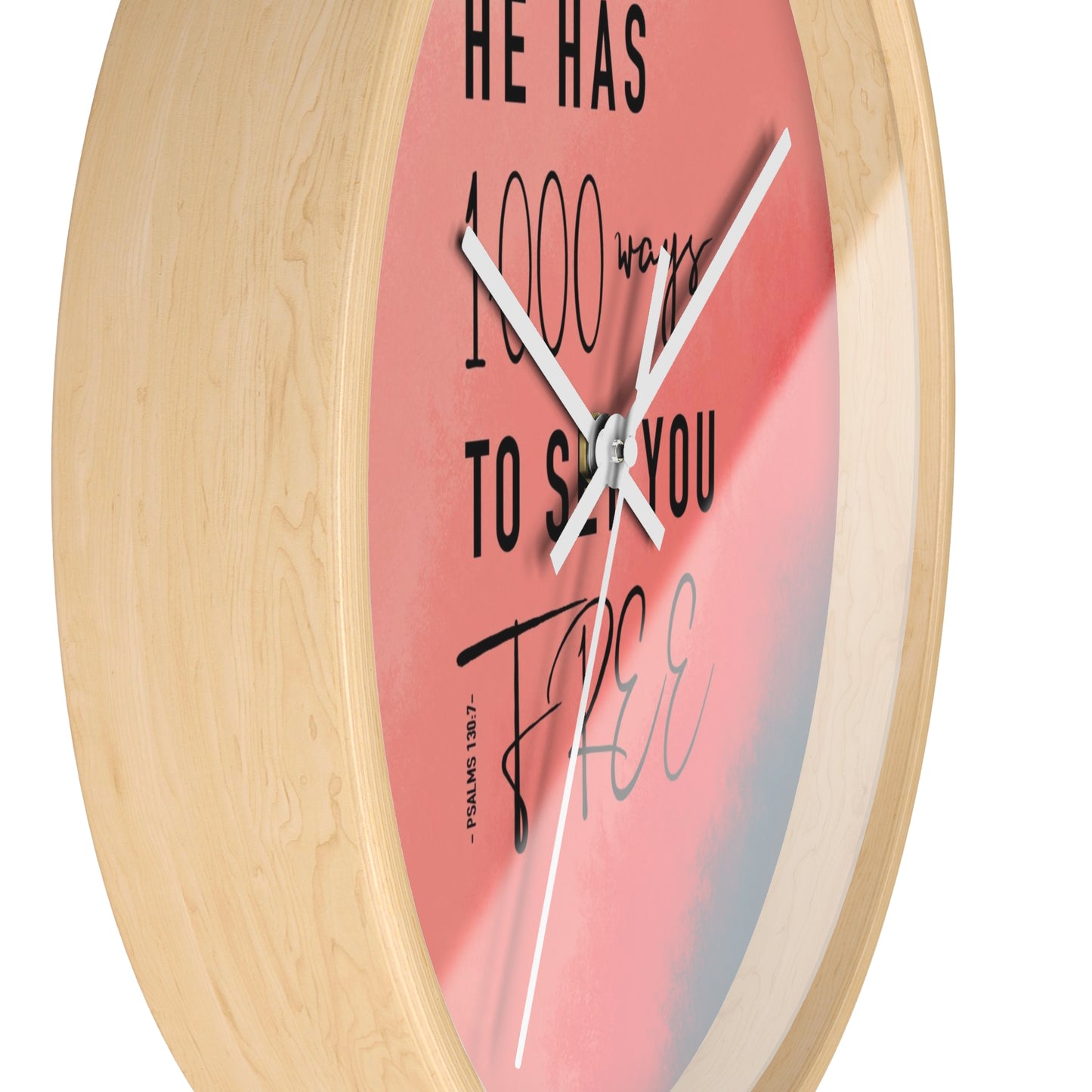 1,000 Ways Framed Wall Clock