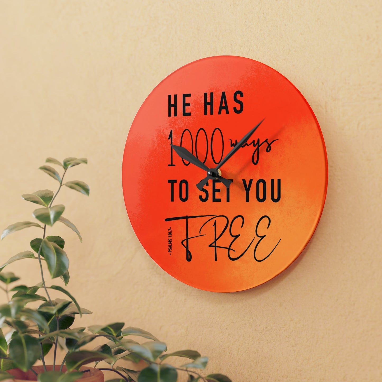 1,000 Ways Wall Clock