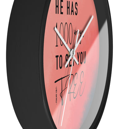 1,000 Ways Framed Wall Clock