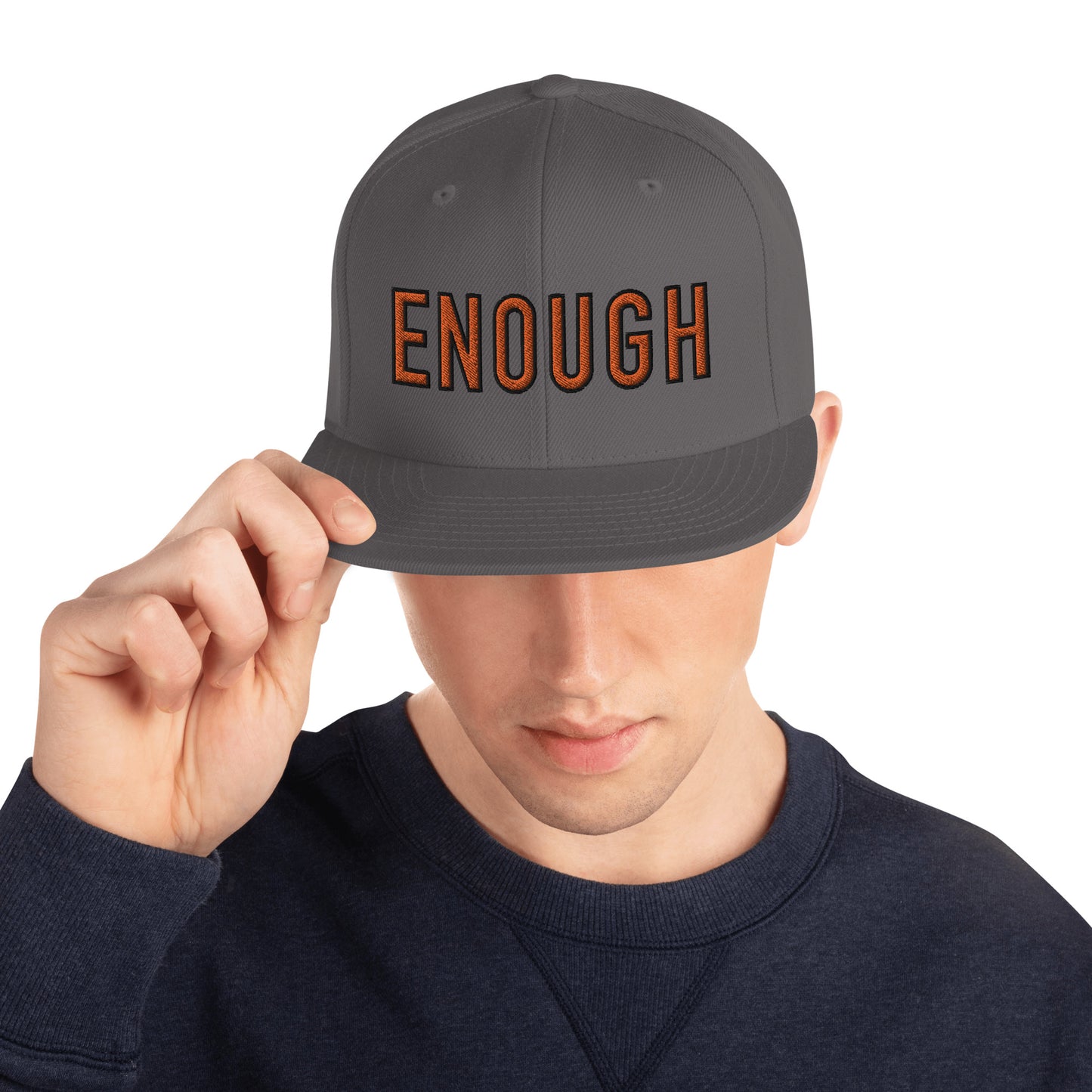 Enough Snapback Hat